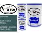 Preview: Chevrolet, Dark Shadow Metallic, WA626D / WA694D / GJI / GUN: 500ml Lackdose + 500ml Klarlack + 250ml Härter - Set, von ATW Autoteile West.